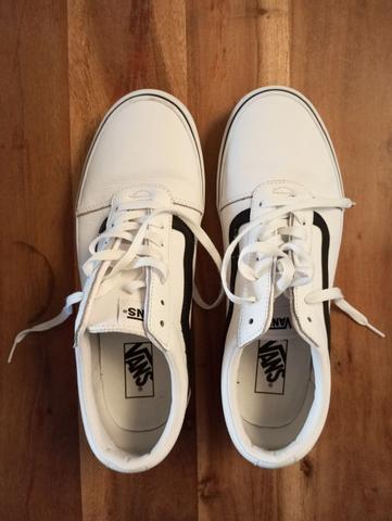Zapatos vans hombre blancos segunda mano sales