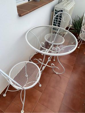 Juego mesa y sillas jardin - Antiguedades El Apaño