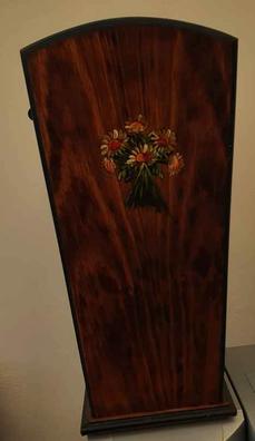 Milanuncios - Paraguero madera con flores pintadas