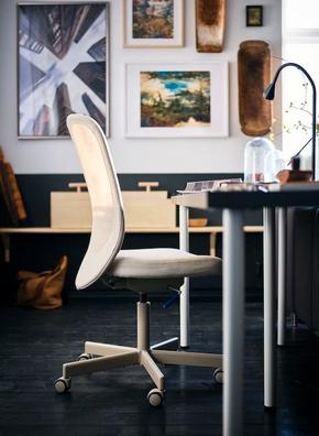 Lagkapten / alex escritorio, negro-café/blanco, 200x60 cm oferta en IKEA