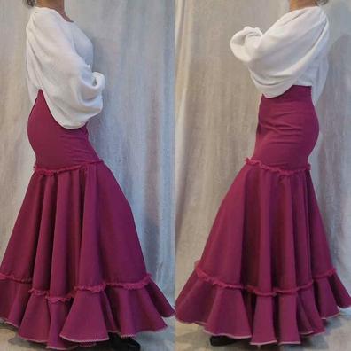 Falda flamenca rociera