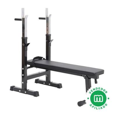 ISE Banco de Pesas Musculación Ajustable Plegable Multifuncional Inclinable  Reclinable, Banco de Peso Plano Declinado Inclinado Abdominales para