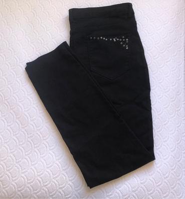 Pantalon negro corte online ingles