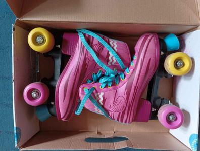 Set 3x2 Protecciones Patines, Patín y Patineta 100 Niños Rosa - Decathlon