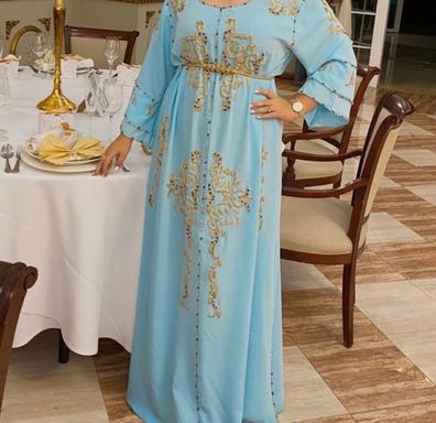 Elegantes Vestidos De Noche De Kaftan Marroquí Bordeado Bordado De