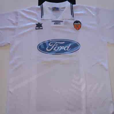 Camiseta firmada valencia cf de segunda mano