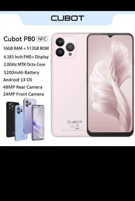 Celular Cubot P80 8GB 256G tarjeta SIM dual 5200mAh Android 13-Negro- CUBOT