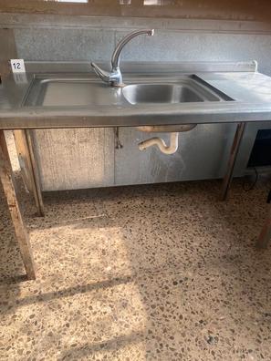 Mueble de baño de pie de suelo 2 cajones con lavabo integrado Modelo Scala