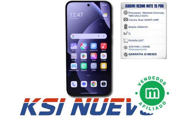 Milanuncios - XIAOMI REDMI NOTE 15 PRO 5G 8/256GB