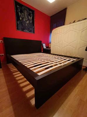 MANDAL estructura de cama con almacenaje, abedul/blanco, 90x200 cm - IKEA