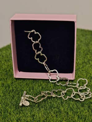 Pulsera Mujer Carrusel Plata 925 Con Osos 19cm Regalo