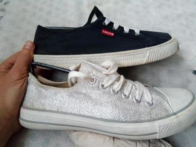 Converse negras shop plataforma lentejuelas