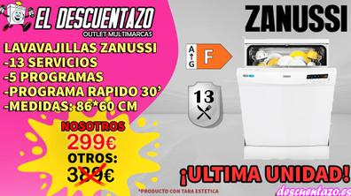 Lavadora Zanussi en oferta por 369€, ¡ahorrarás en agua y luz!