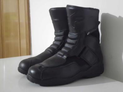 Botas para moto cortas Rainers Touring en piel negra