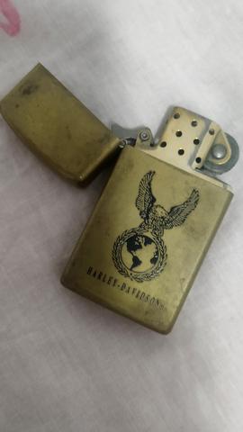 Encendedor Zippo Con Logo De Laton Antiguo