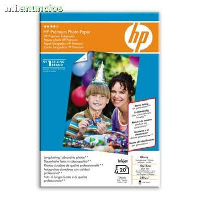 HP Papel fotográfico mate : 25 hojas/10 x 15 cm