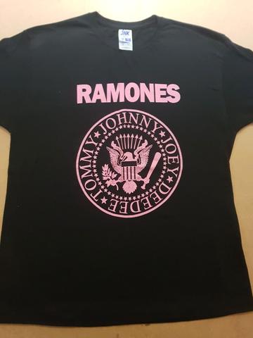 Camiseta ramones shops rosa