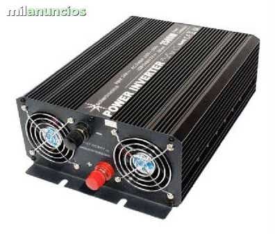 Inversor De Corriente 5000W 12V A 220V Con Pantalla LCD | 4 Puertos USB Y 2 Tomas De Encendedor | Protección Inteligente Para Coche Y Camión