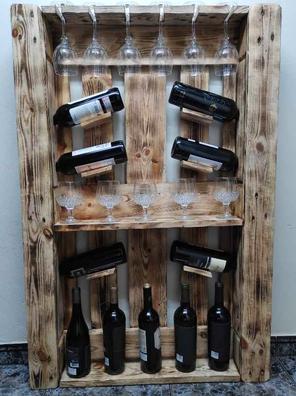 Botellero de madera apilable 24 botellas - Expo Muebles