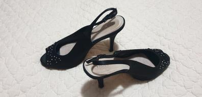Sandalias de fiesta negras Moda y complementos de segunda mano barata Milanuncios