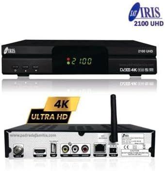 IRIS 2300 HD Receptor Digital Satélite FHD-H265, Tecnology para la Nueva  televisión : : Electrónica