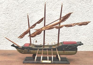 maqueta barco confection en madera pintada a ma - Compra venta en