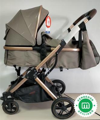 Vizaro Onyx GRIS Chasis NEGRO - Carrito Bebé Gama Alta - DÚO 2 en 1