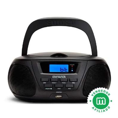 Daewoo Radio CD con Cassette DBU-51, Reproductor de CD y USB, Mini Cadena  de Música, MP3