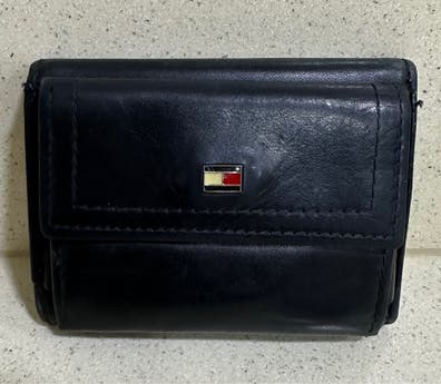 Cartera de piel tommy Moda y complementos de segunda mano barata