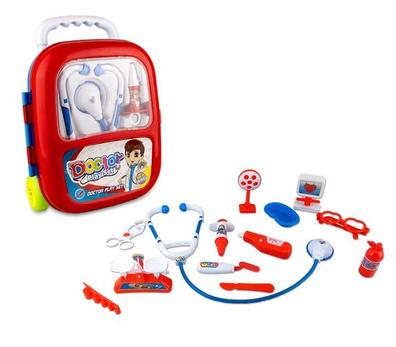 Liberry Kit de médico para niños de 3, 4, 5, con carrito, disfraz y  estetoscopio, juguete médico de juego de rol para niñas y niños
