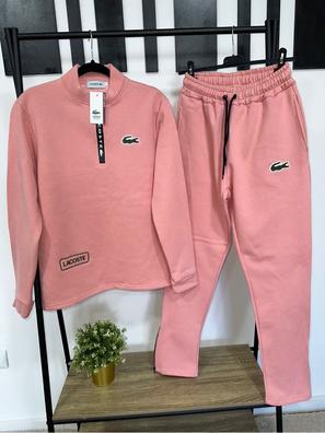 Lacoste Mujer Girls Lacoste Tracksuit Chandal Rosa Sudadera
