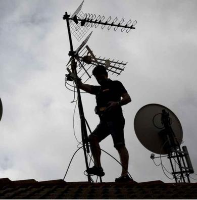 Buscador de antena de Tv Antena Medidor de señal terrestre digital Puntero  Receptor de satélite de TV