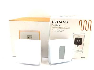 NETATMO Termostato inteligente y conectado de ahorro de energía, WiFi,  controla la calefacción de forma remota mediante la aplicación