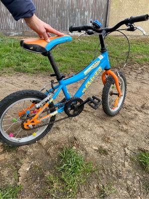 Bicicleta niño 2 a 4 años – 14″ – ruedines – CONOR RAY – Azul – THEBIKE