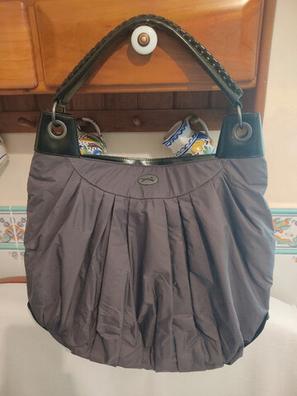 Bolso bandolera BIMBA Y LOLA en piel sintética color verde de segunda mano