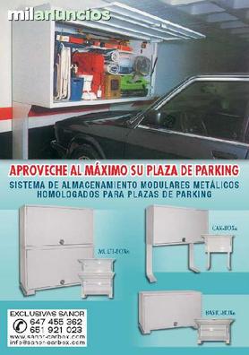 Armarios trasteros para plazas de garaje y parking Sanor Carbox