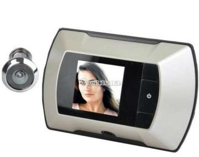Sistema de seguridad para el hogar con visor de mirilla con pantalla LCD HD  de 3.5 pulgadas y cámara de mirilla de puerta digital con resolución de