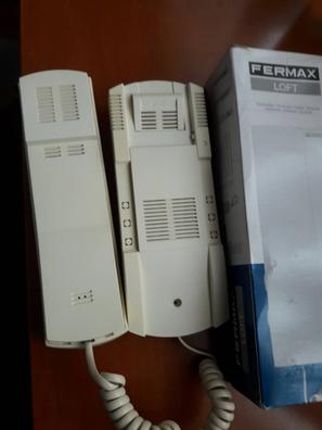 Fermax 3390 Loft VDS Basic - Telefono Digital con brazo auricular con imán  para facilitar colgado, pulsador para apertura de puerta, instalación VDS