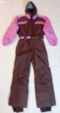 Mono de Esquí y Nieve Impermeable Niño Wedze SKI-P 100 rosa zaul marino