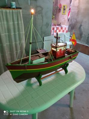 comprar Barco maqueta verde con luces Asturias,venta maqueta barco Asturias