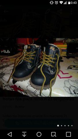 Botas cheap fila niño