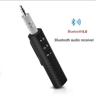 Adaptador receptor transmisor Bluetooth 5.1 portátil HiFi inalámbrico audio  AUX adaptador incorporado micrófono NFC para proyector de coche, TV