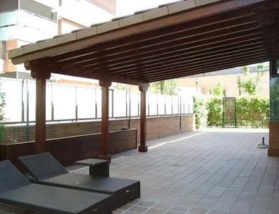 Celosías de madera para terraza y jardín Madrid/Toledo, PERGOLAS EL BOSQUE