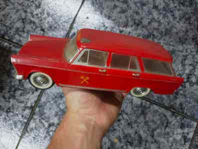 Paya 8582 Fiat Seat 132 Bomberos JEFE #4 – Voiture Pompier Tôle Électrique 38 Cm – Espagne
