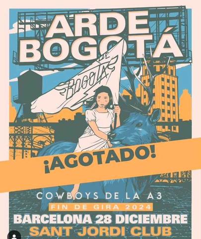 Entradas para el concierto de Arde Bogotá en Barcelona: a qué hora
