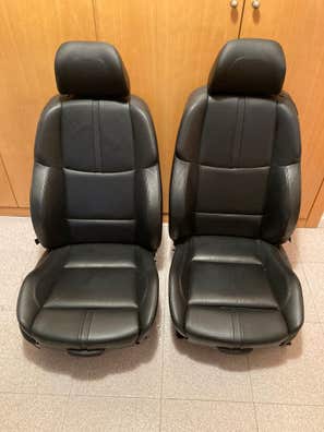 Asientos cuero negro bmw e46 y accesorios de coches de segunda mano | Milanuncios