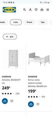 SUNDVIK armario, blanco, 80x50x171 cm - IKEA