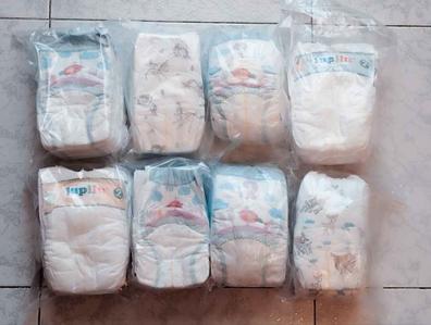 Dodot Sensitive kit recién nacido con pañales talla 1 paquete 28 unidades + pañales  talla 2 + caja dispensadora toallitas 54 unidades 2 paquetes 32 unidades