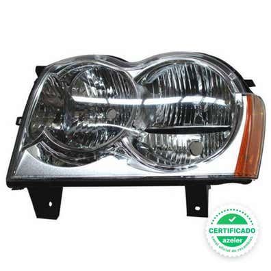 Faro Delantero Para Jeep Grand Cherokee 2008-2010 - Sin Lámpara Incluida, Mejora Visibilidad Y Apariencia