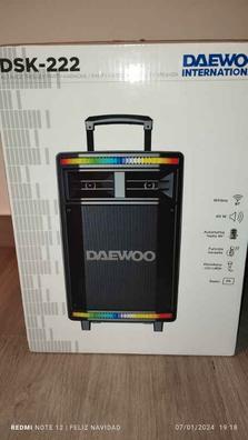 Altavoz Bluetooth Portátil Daewoo DSK-395 FM LED 40W Negro